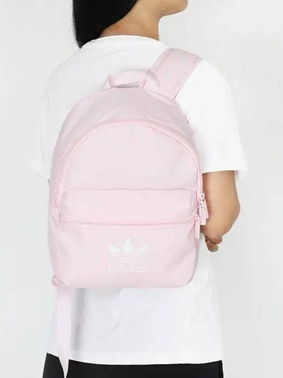 Small Adicolor Classic Rucksack Backpack Bag Clear Pink IS4365 - ADIDAS - BALAAN 2