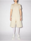 Face Patch Short Sleeve T-Shirt Beige - ACNE STUDIOS - BALAAN 2