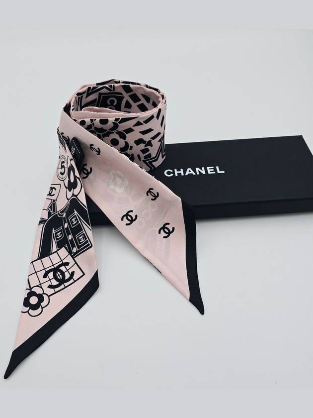 Scarf Bandeau Twilly CC Logo AAA540 - CHANEL - BALAAN 1