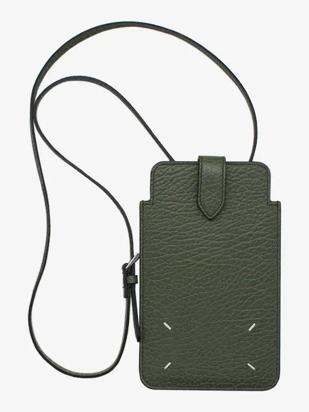 Signature Logo Phone Pouch Khaki - MAISON MARGIELA - BALAAN 2