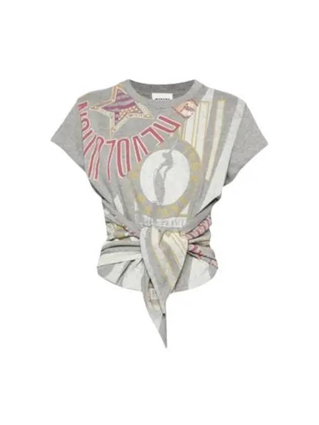 Hugo Logo Short Sleeve T-Shirt Grey - ISABEL MARANT - BALAAN 2