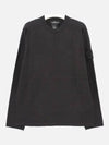 Wappen Patch Crew Neck Knit Top Grey - STONE ISLAND - BALAAN 2