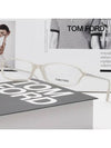 Eyewear Horn-Rim Acetate Eyeglasses White - TOM FORD - BALAAN 3