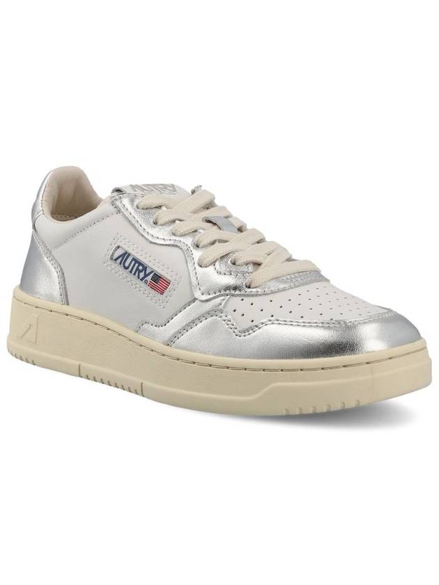 Medalist Silver Tab Low Top Sneakers White - AUTRY - BALAAN 3