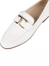 T Timeless Leather Loafers White - TOD'S - BALAAN 8