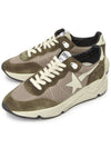 Running Sole Mesh Low Top Sneakers Olive Green - GOLDEN GOOSE - BALAAN 2