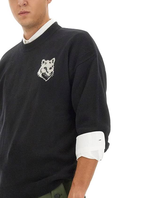 Maison Kitsuné Fox Head Jersey - MAISON KITSUNE - BALAAN 4