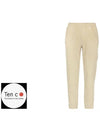 Pantalone Felpa Cotton Track Pants Light Beige - TEN C - BALAAN 3