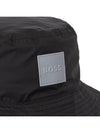 Men's Logo Patch Bucket Hat Black - HUGO BOSS - BALAAN 6