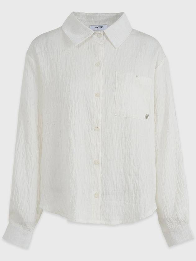 Coconut Loose Fit Linen Shirt Ivory - MICANE - BALAAN 6