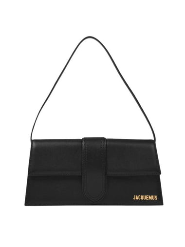 Le Bambino Long Flap Shoulder Bag Black - JACQUEMUS - BALAAN 1