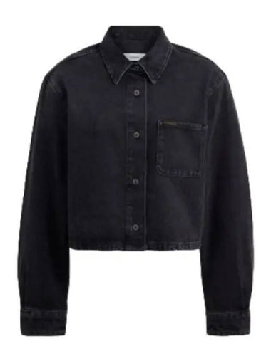 Cropped Denim Button Down Organic Cotton - COACH - BALAAN 1