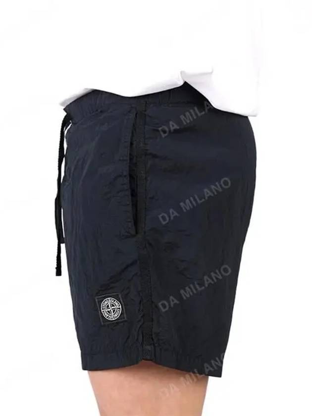 Wappen Patch Nylon Metal Swim Shorts Navy - STONE ISLAND - BALAAN 4