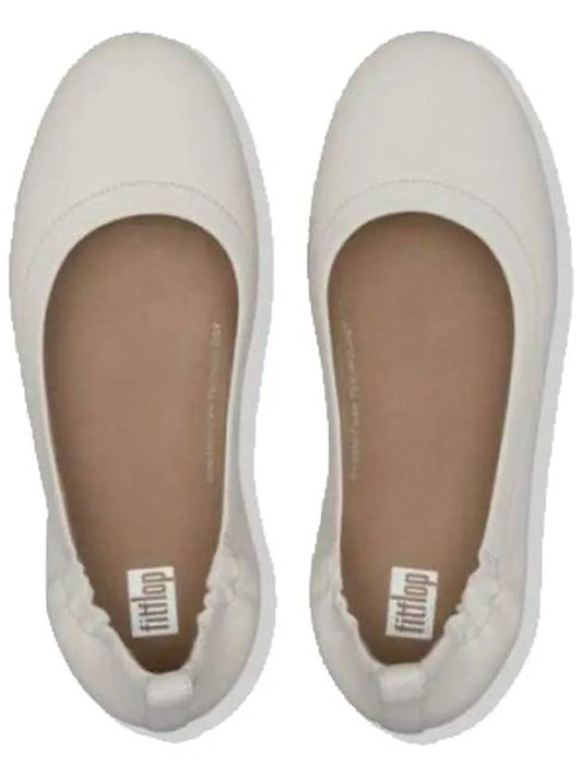 Allegro Ballerina Cream Leather Women - FITFLOP - BALAAN 2