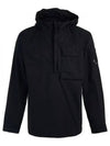 Gabardine Lens Long Sleeve Anorak Black - CP COMPANY - BALAAN 2