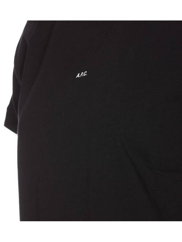 Women's Jade Logo Short Sleeve T-Shirt Black - A.P.C. - BALAAN 4