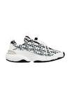 B24 Oblique Technical Fabric Low Top Sneakers White - DIOR - BALAAN 1