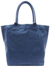 Yenky Embroidered Logo Large Shopper Tote Bag Blue - ISABEL MARANT - BALAAN 5