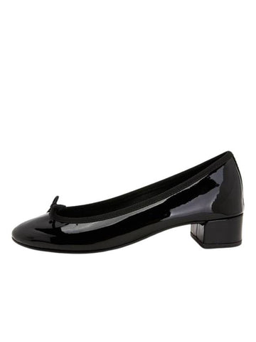 Women's Camille Patent Calfskin Pumps Black - REPETTO - BALAAN 1