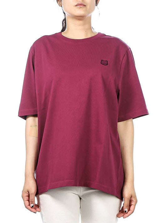 Women s Short Sleeve T Shirt LW00106KJ0119 GRAPE - MAISON KITSUNE - BALAAN 1