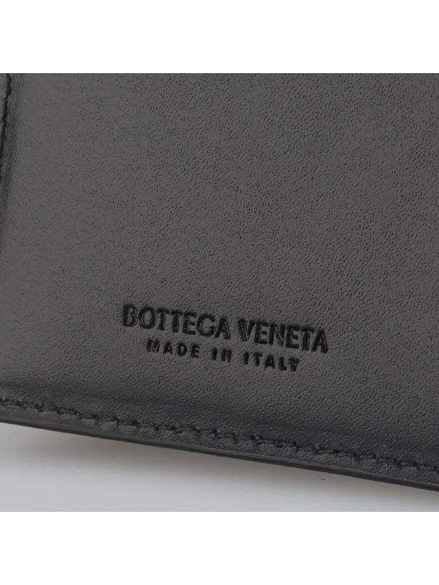 Intrecciato Cassette Card Wallet Black - BOTTEGA VENETA - BALAAN 3