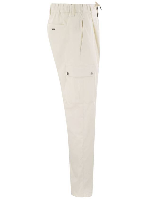 Mechanical stretch twill cargo trousers - HERNO - BALAAN 3