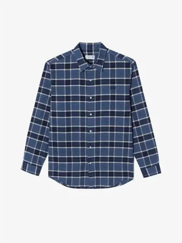 Men s Flannel Big Check Shirt CH202E 54N 3GF Domestic Product GQ2N24090541799 - LACOSTE - BALAAN 1