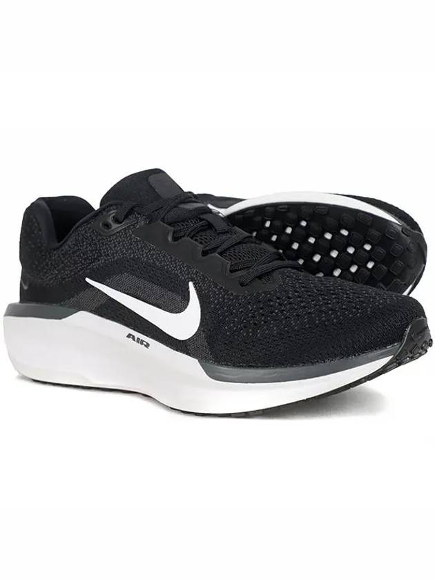 Air Winflo 11 Road Low Top Sneakers White Black - NIKE - BALAAN 3