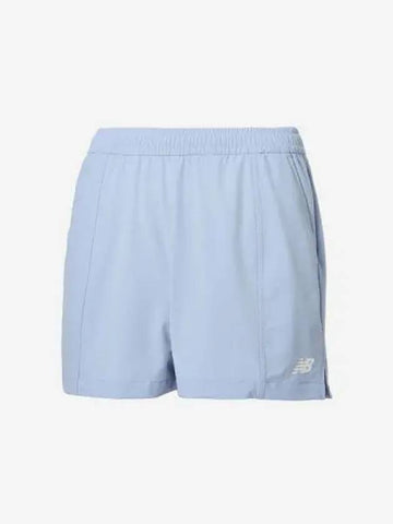 Women s 3 5 woven stretch short pants 51 Light Blue - NEW BALANCE - BALAAN 1