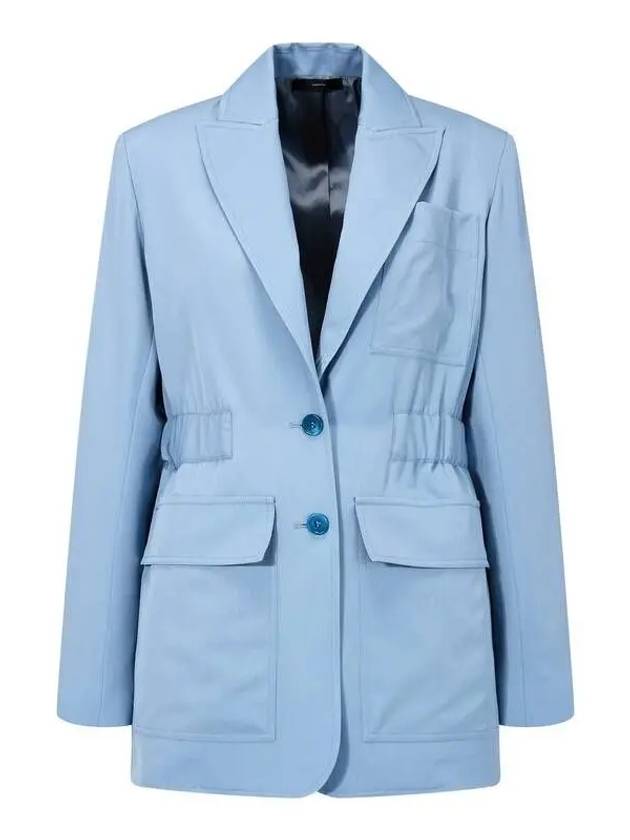 Women s peak lapel belted jacket sky blue 270554 - PAUL SMITH - BALAAN 1