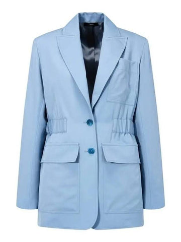 Women s peak lapel belted jacket sky blue 270554 - PAUL SMITH - BALAAN 1