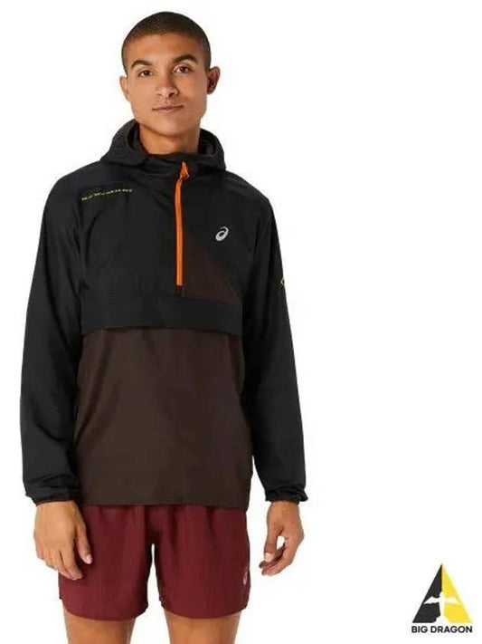 Anorak Jacket Performance Black Dark Auburn 2011C382 600 - ASICS - BALAAN 1