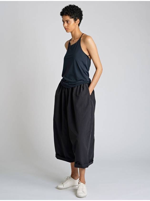 Back Open Slick Top Sleeveless Dark Navy - ATHPLATFORM - BALAAN 4