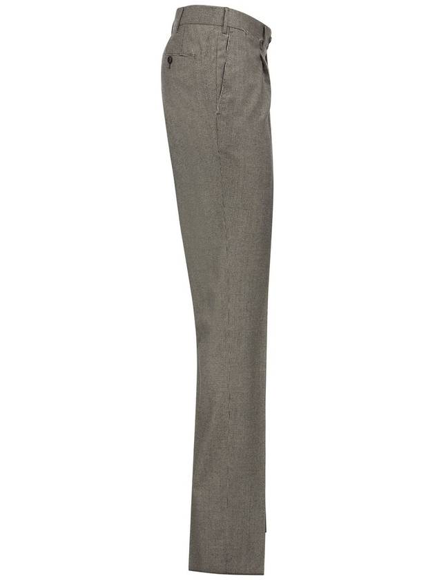 Super Slim Pied de poule Wool Trousers - PT TORINO - BALAAN 3