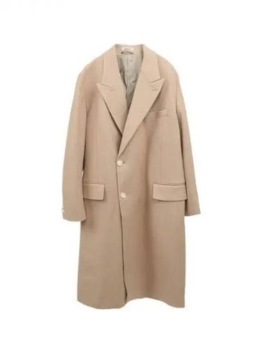 Super Fine Wool Twill Melton Chesterfield Coat 270040 - AURALEE - BALAAN 1