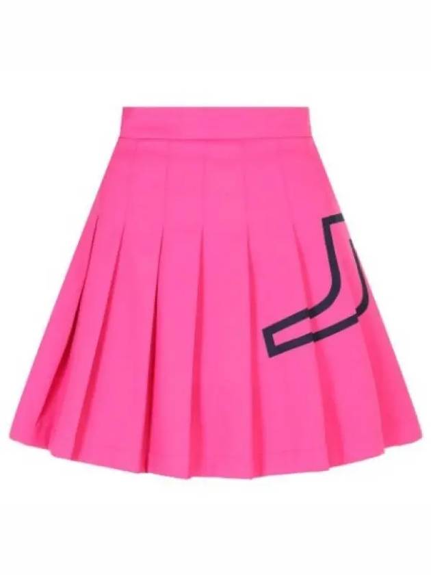 Naomi Pleated Skirt Fuchsia Purple - J.LINDEBERG - BALAAN 2