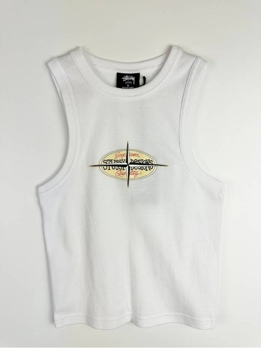 Points Lip Sleeveless White - STUSSY - BALAAN 2