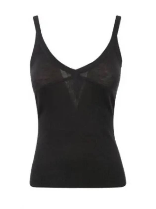 Gallura Cashmere Knit Sleeveless Black - MAX MARA - BALAAN 2