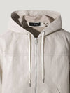 DENZEL Lambskin leather zip up hoodie jumper - IRO - BALAAN 3