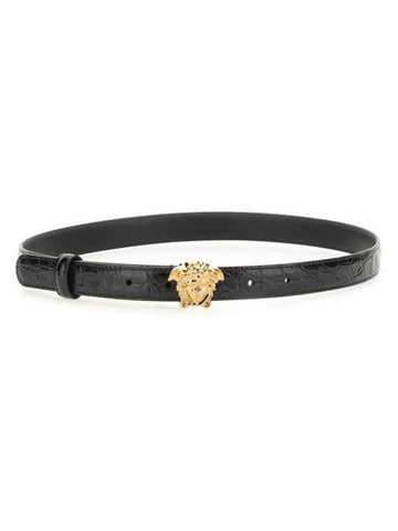 Regular Belt DCDI145 1A087241B00V BLACK - VERSACE - BALAAN 1