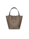 Picotin Lock 22 Tote Bag Etoupe - HERMES - BALAAN 1