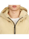 Pro-Tech Ribbed Hooded Jacket Beige - CP COMPANY - BALAAN 9