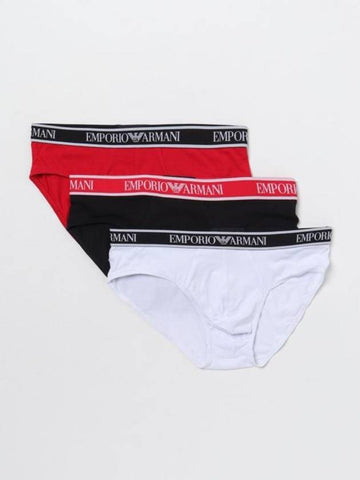 Men's Cotton Triangle Panties 3 Pack - EMPORIO ARMANI - BALAAN 1