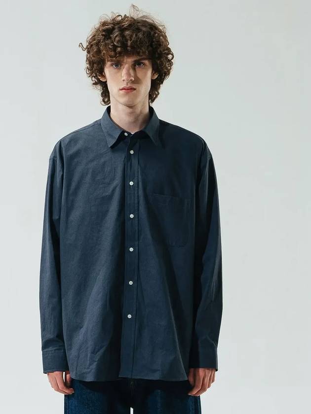 CATION STANDARD PAPER SHIRT VER2 NAVY - KINDS - BALAAN 7