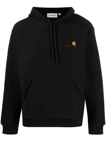 American Script Hoodie Black - CARHARTT WIP - BALAAN 1