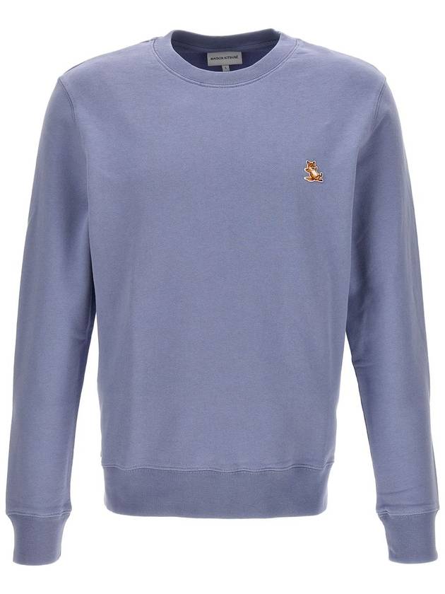 Chillax Patch Regular Sweatshirt Lilac - MAISON KITSUNE - BALAAN 2