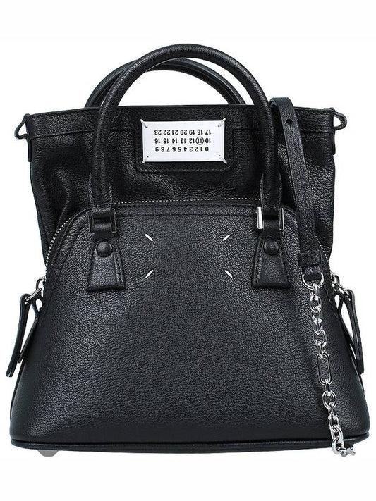 5AC Classique Micro Tote Bag Black - MAISON MARGIELA - BALAAN 2