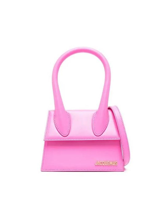 Le Chiquito Moyen Signature Mini Tote Bag Pink - JACQUEMUS - BALAAN 1