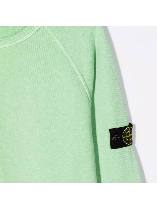 Kids Waffen Patch Sweatshirt Mint 761660641 V0152 - STONE ISLAND - BALAAN 4