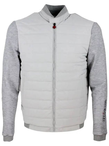 Technical fabric bomber jacket gray - KITON - BALAAN 1